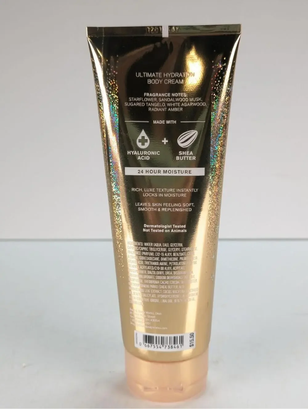 Bath & Body Works In the Stars Hydration Body Cream 8 OZ Hyaluronic Acid - Picture 5 of 8